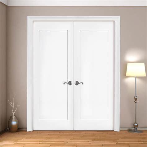 The jamb's depth should match the thickness of the wall, including the plaster or drywall. . Prehung double doors interior